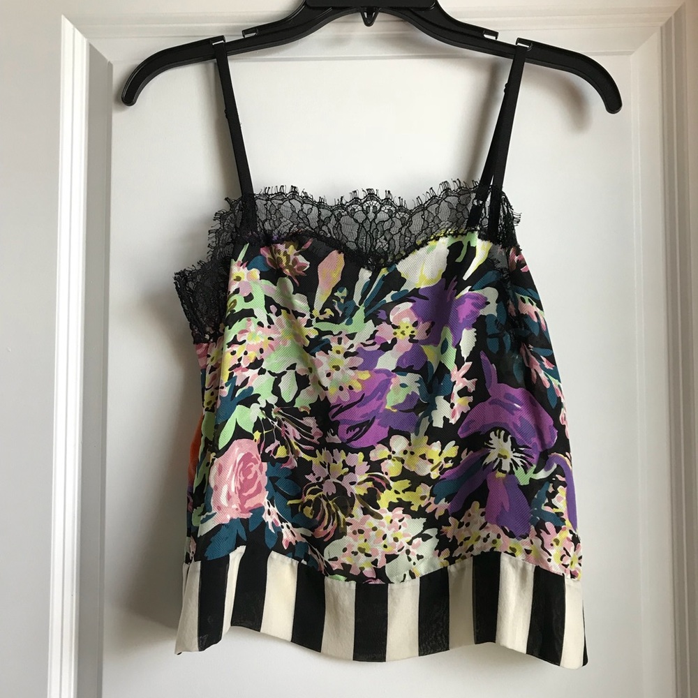 Diane von Furstenberg floral cami size XS